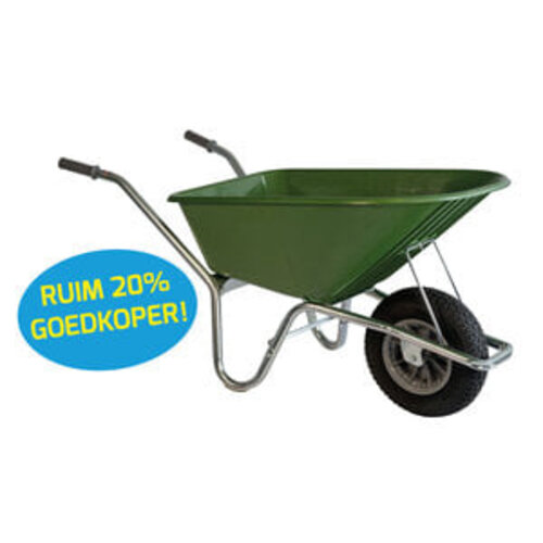 Hummer Tuinkruiwagen 100L. - Grasgroen - Hummer