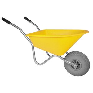Hummer Kinderkruiwagen Geel 35L. Hummer Kinderkruiwagen Geel 35L.