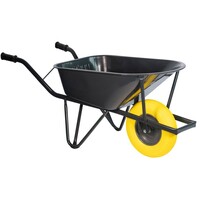 Bouwkruiwagen Staal Softwiel 85L.