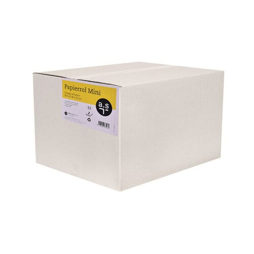 A.S A.S. Papierrol Mini 2-laags | 12 Rollen van 60 Meter A.S A.S. Papierrol Mini 2-laags | 12 Rollen van 60 Meter