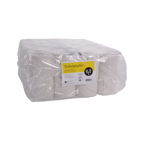 A.S A.S. Toiletpapier 2-laags 400 Vel | 40 Rollen A.S A.S. Toiletpapier 2-laags 400 Vel | 40 Rollen
