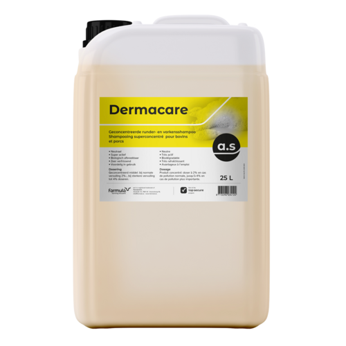 A.S A.S. Dermacare Veeshampoo 5L & 25L | Rund & Varken A.S A.S. Dermacare Veeshampoo 5L & 25L | Rund & Varken
