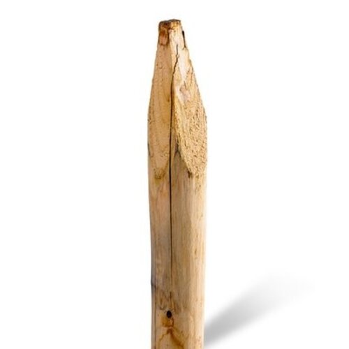 Duurzaam Hout Kastanje Palen 1,4M. 08/10 - Geschild Gepunt A+