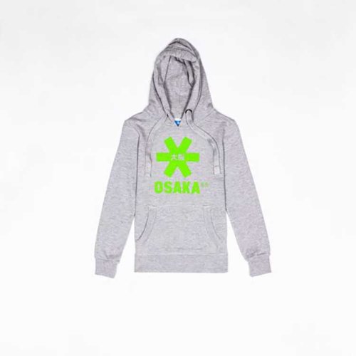 Osaka Deshi Hoodie Green Star Heather Grey Osaka Deshi Hoodie Green Star Heather Grey