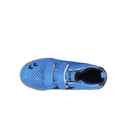 Hummel Zoom Zaalschoen Junior Blauw Zwart