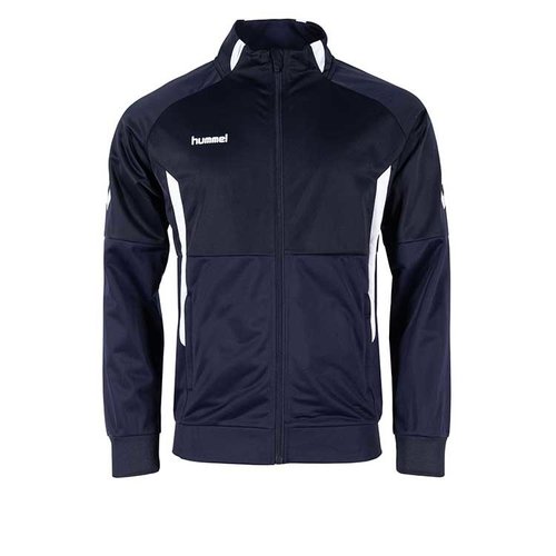 Hummel Authentic Jacket met Rits junior Navy Blauw