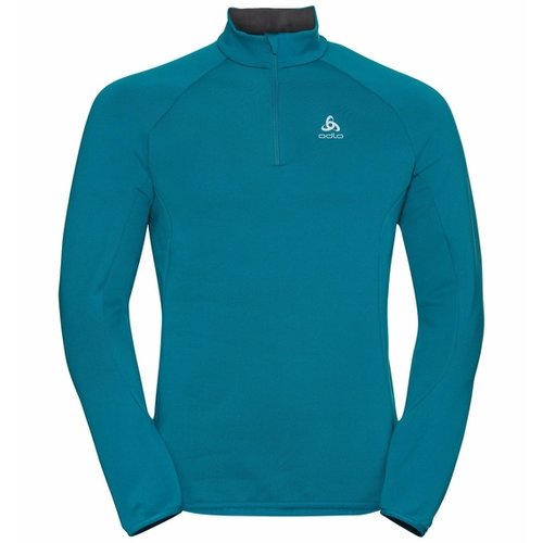 Odlo Midlayer 1/2 Zip Carve Ceramiwarm Heren Shirt Groen Odlo Midlayer 1/2 Zip Carve Ceramiwarm Heren Shirt Groen