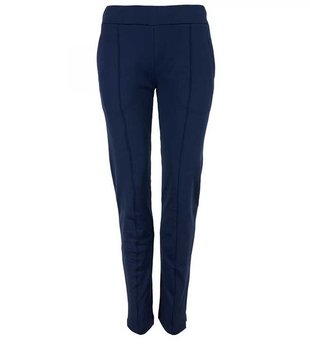 Cleve Stretched Fit Pants Ladies Blauw