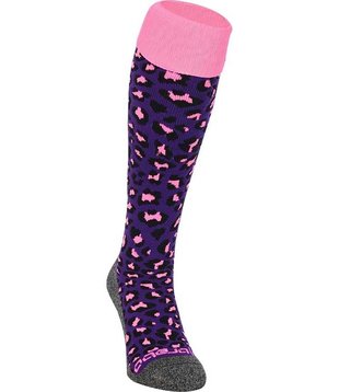 Socks Cheetah Purple