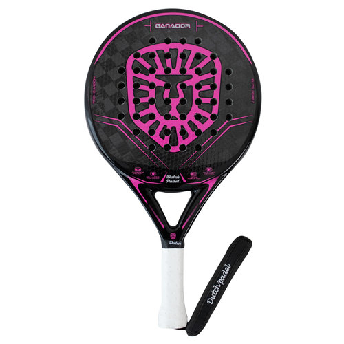 Dutch Padel Ganador Pink Padelracket Dutch Padel Ganador Pink Padelracket