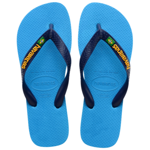 Havaianas Slipper Brasil Logo Turqoise