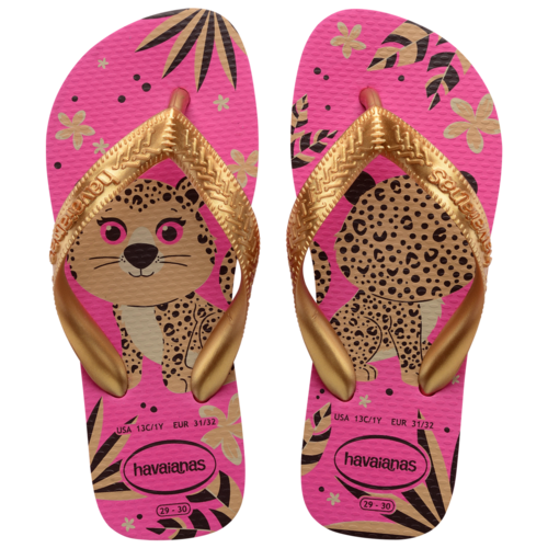 Havaianas Slipper Kids Pets Pink Flux Havaianas Slipper Kids Pets Pink Flux