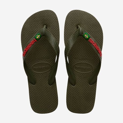 Havaianas Brasil Logo Slipper Green Havaianas Brasil Logo Slipper Green
