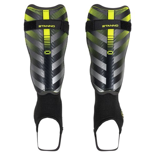 Stanno Liga IV Shin Guards Black Neon Yellow