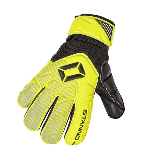 Stanno Hardground JR Goalkeeper Gloves Yellow Black