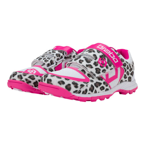 Brabo Velcro Junior Hockeyschoenen Leopard