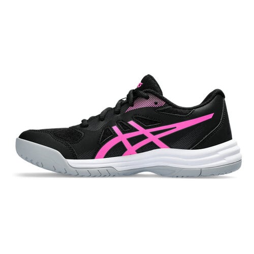 Asics Upcourt 5 Junior Zaalschoenen Zwart Roze