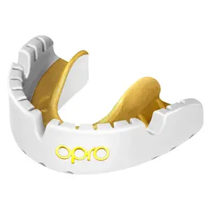 Opro Gold Ultra Fit Mouthguard Braces Wit