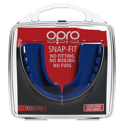 Opro Snap-Fit Mouthguard Blauw