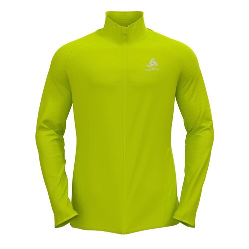 Odlo Zeroweight Warm Running Hybrid Jacket Geel Heren Odlo Zeroweight Warm Running Hybrid Jacket Geel Heren