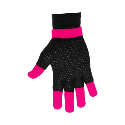 Reece Knitted Ultra Grip Glove 2 in 1 Roze Zwart