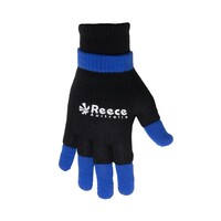 Knitted Ultra Grip Glove 2 in 1 Blauw Zwart