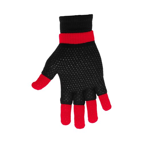 Reece Knitted Ultra Grip Glove 2 in 1 Rood Zwart