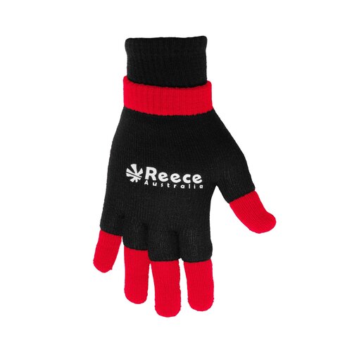 Reece Knitted Ultra Grip Glove 2 in 1 Rood Zwart