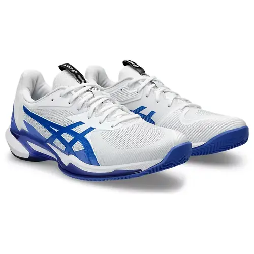 Asics Solution Speed FF 3 Tennisschoenen Heren Wit Blauw