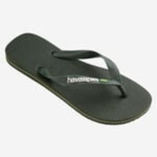 Havaianas Brasil Logo Slipper Olive Green