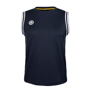 Indian Maharadja Sleeveless Pique Top Dames Blauw