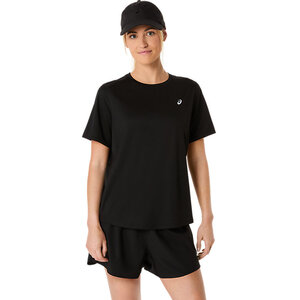 Asics Core Shortsleeve Top Zwart Dames
