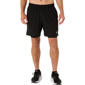 Asics Core 2N1 Short Zwart Heren Asics Core 2N1 Short Zwart Heren