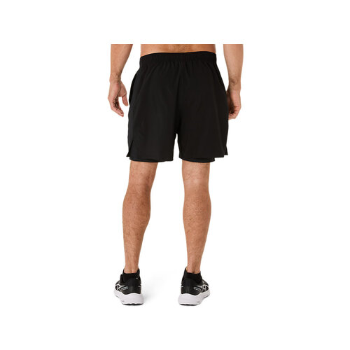 Asics Core 2N1 Short Zwart Heren Asics Core 2N1 Short Zwart Heren