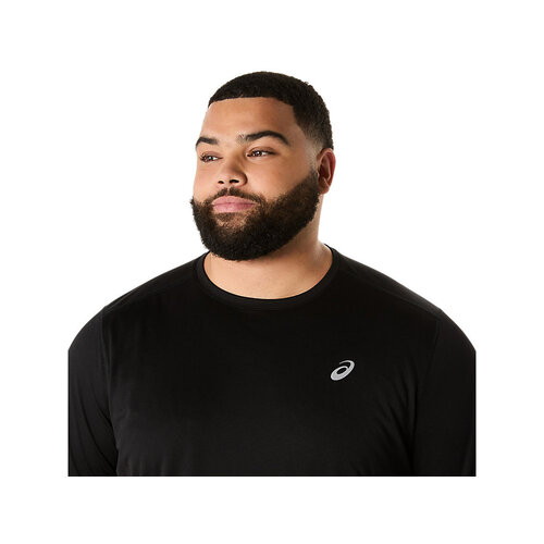 Asics Core Shortsleeve Top Heren Zwart Asics Core Shortsleeve Top Heren Zwart