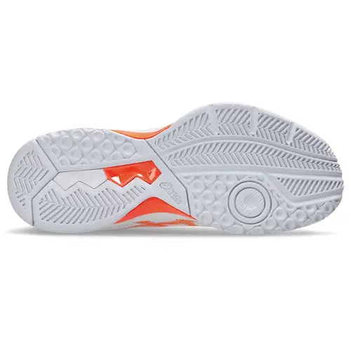 Asics Gel-Task 4 Zaalschoenen Dames Wit Oranje