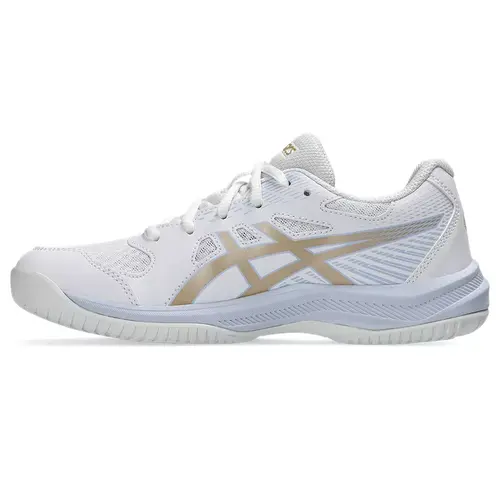 Asics Upcourt 6 Junior Zaalschoenen Wit Goud