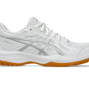 Asics Upcourt 6 Dames Zaalschoenen Wit Zilver