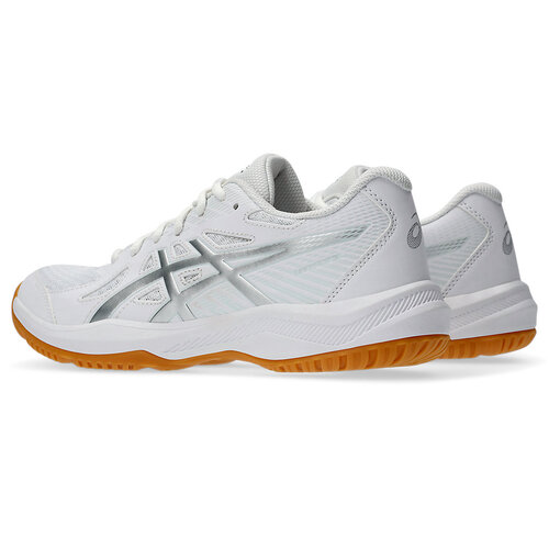 Asics Upcourt 6 Dames Zaalschoenen Wit Zilver