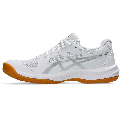 Asics Upcourt 6 Dames Zaalschoenen Wit Zilver