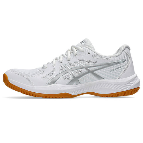 Asics Upcourt 6 Dames Zaalschoenen Wit Zilver