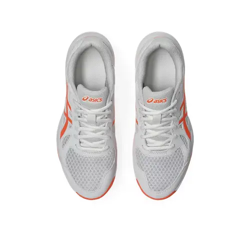 Asics Upcourt 6 Dames Zaalschoenen Wit Oranje