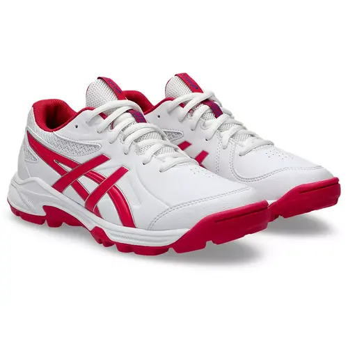 Asics Gel-Peake 3 Hockeyschoenen Junior Wit Roze