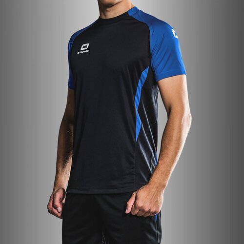 Stanno Stadio T-Shirt Zwart Blauw