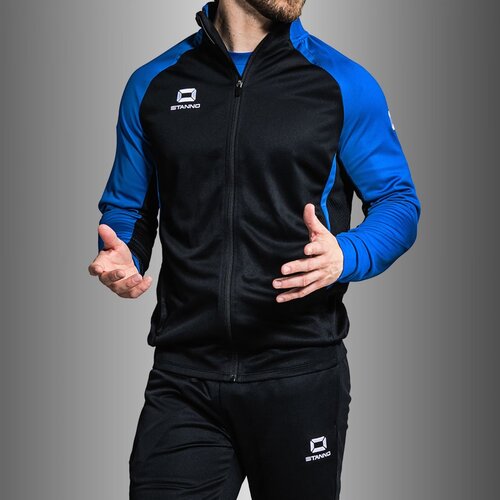 Stanno Stadio Full Zip Top Blauw Zwart