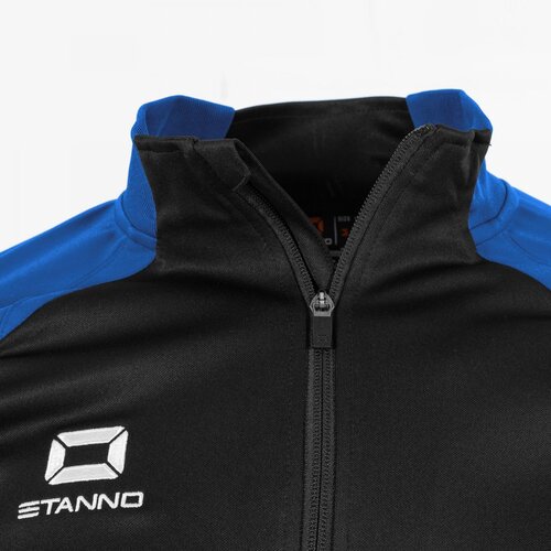 Stanno Stadio Full Zip Top Blauw Zwart