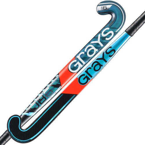 Grays DB6 Dynabow Zwart Blauw Hockeystick