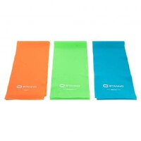 Resistance Bands Long Set of 3 Light-Medium-Heavy