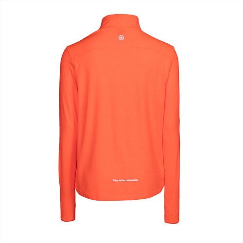 Indian Maharadja Women Half Zip Long Sleeve - Neon Koraal Indian Maharadja Women Half Zip Long Sleeve - Neon Koraal