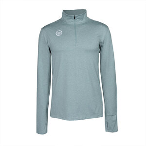 Indian Maharadja Men Half Zip Long Sleeve - Licht Saliegroen Indian Maharadja Men Half Zip Long Sleeve - Licht Saliegroen